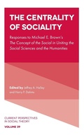 Cover: The Centrality of Sociality - Emerald Publishing Limited