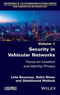 Cover: Security in Vehicular Networks - Wiley-ISTE