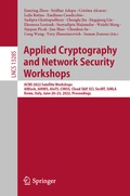 Cover: Applied Cryptography and Network Security Workshops - Springer