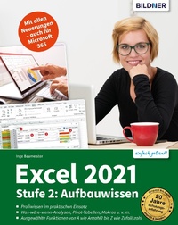 Bild: Excel 2021 - Stufe 2 - Bildner Verlag