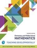 Cover: Elementary and Middle School Mathematics - Pearson
