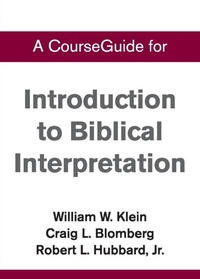 Enlarge image Cover: CourseGuide for Introduction to Biblical Interpretation - Zondervan Academic