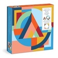 Cover: Frank Lloyd Wright Organic Geometry 500 Piece Multi-Puzzle Puzzle - Galison