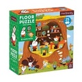 Cover: Forest School 25 Piece Floor Puzzle with Shaped Pieces - Mudpuppy Press