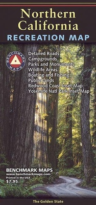 Enlarge image Cover: Northern California Recreation Map - Map Link