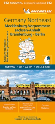 Abbildung von: Michelin Mecklenburg-Vorpommern, Sachsen-Anhalt, Brandenburg, Berlin - Michelin Editions des Voyages