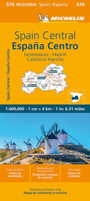 Abbildung von: Michelin Estremadura, Kastilien-La Mancha, Madrid - Michelin Editions des Voyages