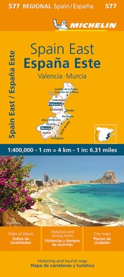 Abbildung von: Michelin Valencia, Murcia - Michelin Editions des Voyages