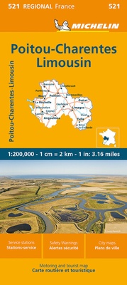 Abbildung von: Michelin Poitou-Charentes - Michelin Editions des Voyages