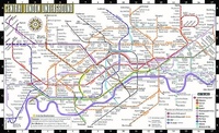 Abbildung von: Streetwise London Underground Map - Laminated Map of the London Underground, England - Michelin Editions des Voyages