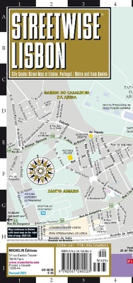 Abbildung von: Streetwise Lisbon Map - Laminated City Center Street Map of Lisbon, Portugal - Michelin Editions des Voyages