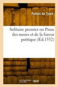 Cover: Solitaire premier ou Prose des muses et de la fureur poetique - Hachette Livre Bnf
