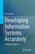 Cover: Developing Information Systems Accurately - Springer
