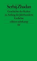 Cover: Geschichte der Kultur zu Anfang des Jahrhunderts - Suhrkamp