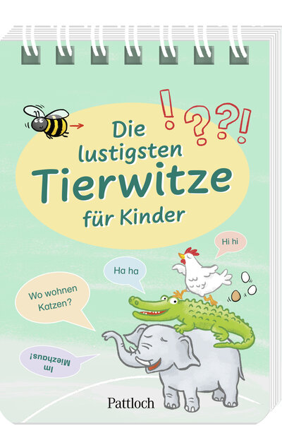 Abbildung von: Die lustigsten Tierwitze für Kinder - Pattloch Geschenkbuch
