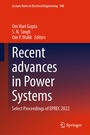 Cover: Recent advances in Power Systems - Springer
