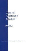 Cover: Zentralasiatische Studien 49 (2021) - International Institute for Tibetan and Buddhist Studies