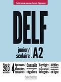 Cover: DELF junior / scolaire A2 - Conforme au nouveau format d'&eacute;preuves - Hueber Verlag
