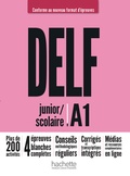 Cover: DELF junior / scolaire A1 - Conforme au nouveau format d'&eacute;preuves - Hueber Verlag