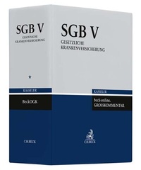 Abbildung von: beck-online.GROSSKOMMENTAR zum SGB (Kasseler Kommentar) Ordner SGB V/1 86 mm - C.H.BECK