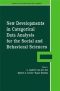 Cover: New Developments in Categorical Data Analysis for the Social and Behavioral Sciences - Psychology Press Ltd