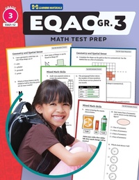 Enlarge image Cover: EQAO Grade 3 Math Test Prep Guide - On the Mark Press