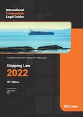 Cover: International Comparative Legal Guides - Shipping Law 2022 2022 - Global Legal Group Ltd