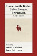 Cover: Hume, Smith, Burke, Geijer, Menger, d'Argenson, et EJW cetera - Fraser Institute