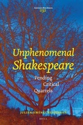Cover: Unphenomenal Shakespeare - Brill