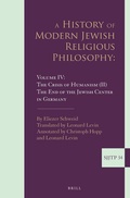 Cover: A History of Modern Jewish Religious Philosophy - Brill