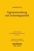 Abbildung von: Eigentumsordnung und Technologiepolitik - Mohr Siebeck
