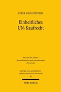 Abbildung von: Einheitliches UN-Kaufrecht - Mohr Siebeck