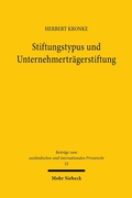 Bild: Stiftungstypus und Unternehmerträgerstiftung - Mohr Siebeck