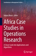 Cover: Africa Case Studies in Operations Research - Springer