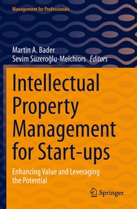 Enlarge image Cover: Intellectual Property Management for Start-ups - Springer