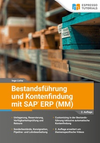 Abbildung von: Bestandsführung und Kontenfindung mit SAP ERP MM - 2. Auflage - Espresso Tutorials