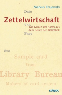 Enlarge image Cover: ZettelWirtschaft - Kulturverlag Kadmos Berlin