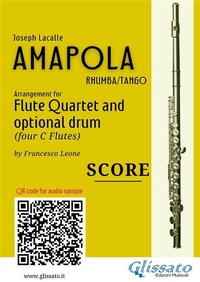 Abbildung von: Flute Quartet Score of "Amapola" - Glissato Edizioni Musicali