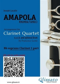 Abbildung von: Bb Clarinet 1 part of "Amapola" for Clarinet Quartet - Glissato Edizioni Musicali