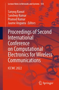 Enlarge image Cover: Proceedings of Second International Conference on Computational Electronics for Wireless Communications - Springer