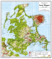 Abbildung von: Historische Karte: Insel Rügen 1949 (gerollt) - Verlag Rockstuhl