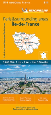 Abbildung von: Michelin Ile de France - Michelin Editions des Voyages
