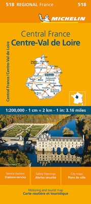 Abbildung von: Michelin Zentralfrankreich - Michelin Editions des Voyages