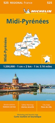 Enlarge image Cover: Michelin Midi-Pyrenees - Michelin Editions des Voyages