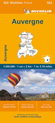 Abbildung von: Michelin Auvergne-Limousin - Michelin Editions des Voyages