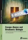 Cover: Escape-Rooms und Breakouts: Biologie 5.-7. Klasse - Persen Verlag
