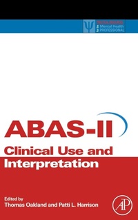 Enlarge image Cover: Adaptive Behavior Assessment System-II - Academic Press