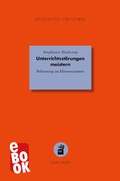 Cover: Unterrichtsst&ouml;rungen meistern - Carl-Auer Verlag