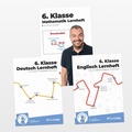 Cover: 6. Klasse Hauptf&auml;cher Set komplett (Mathe, Deutsch, Englisch) / Lernheft, &Uuml;bungsheft / Rechnen, Rechtschreibung, &Uuml;bungen, Grammatik - StudyHelp Verlag
