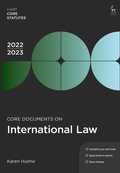 Cover: Core Documents on International Law 2022-23 - Hart Publishing